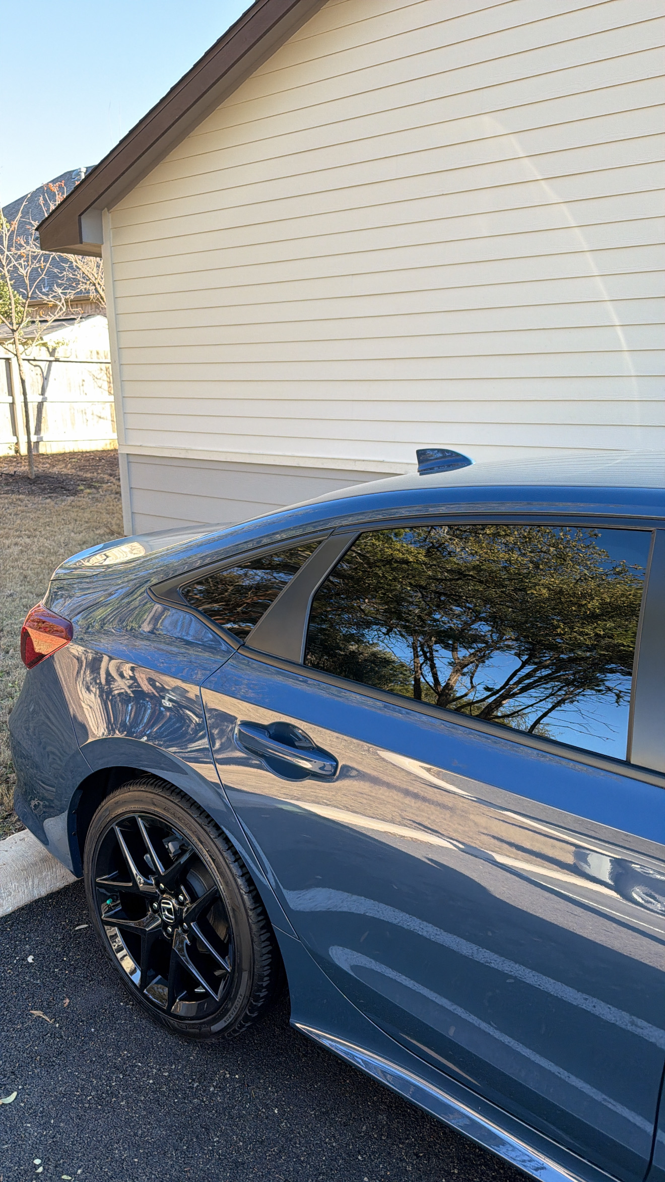 Honda sedan exterior glossy finish