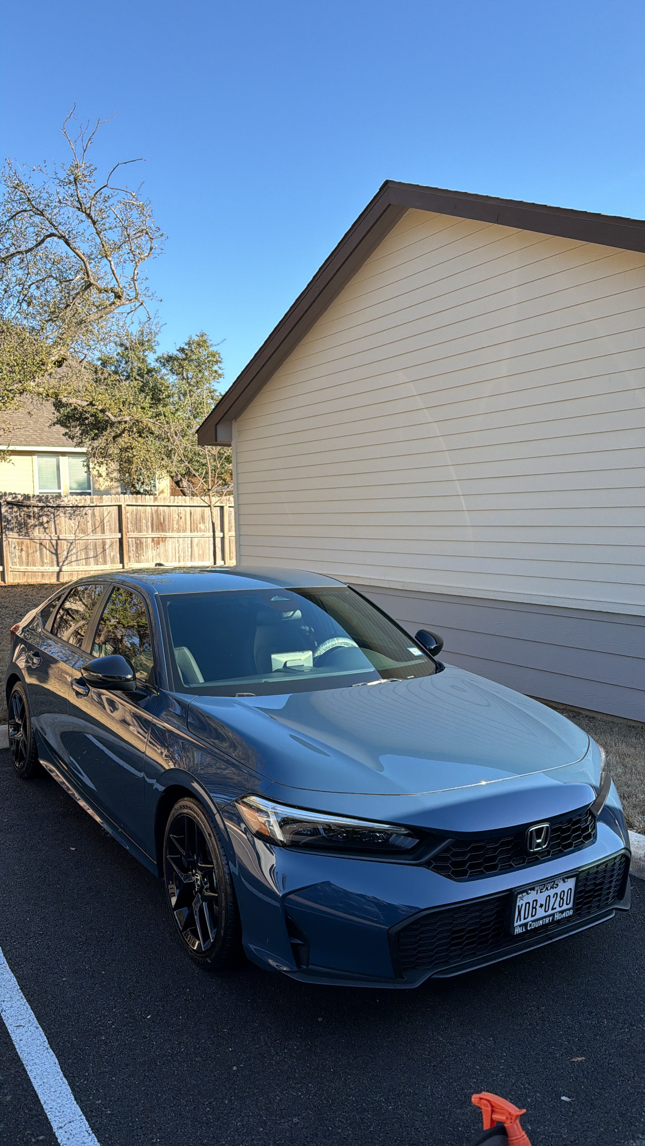 Honda sedan exterior detail