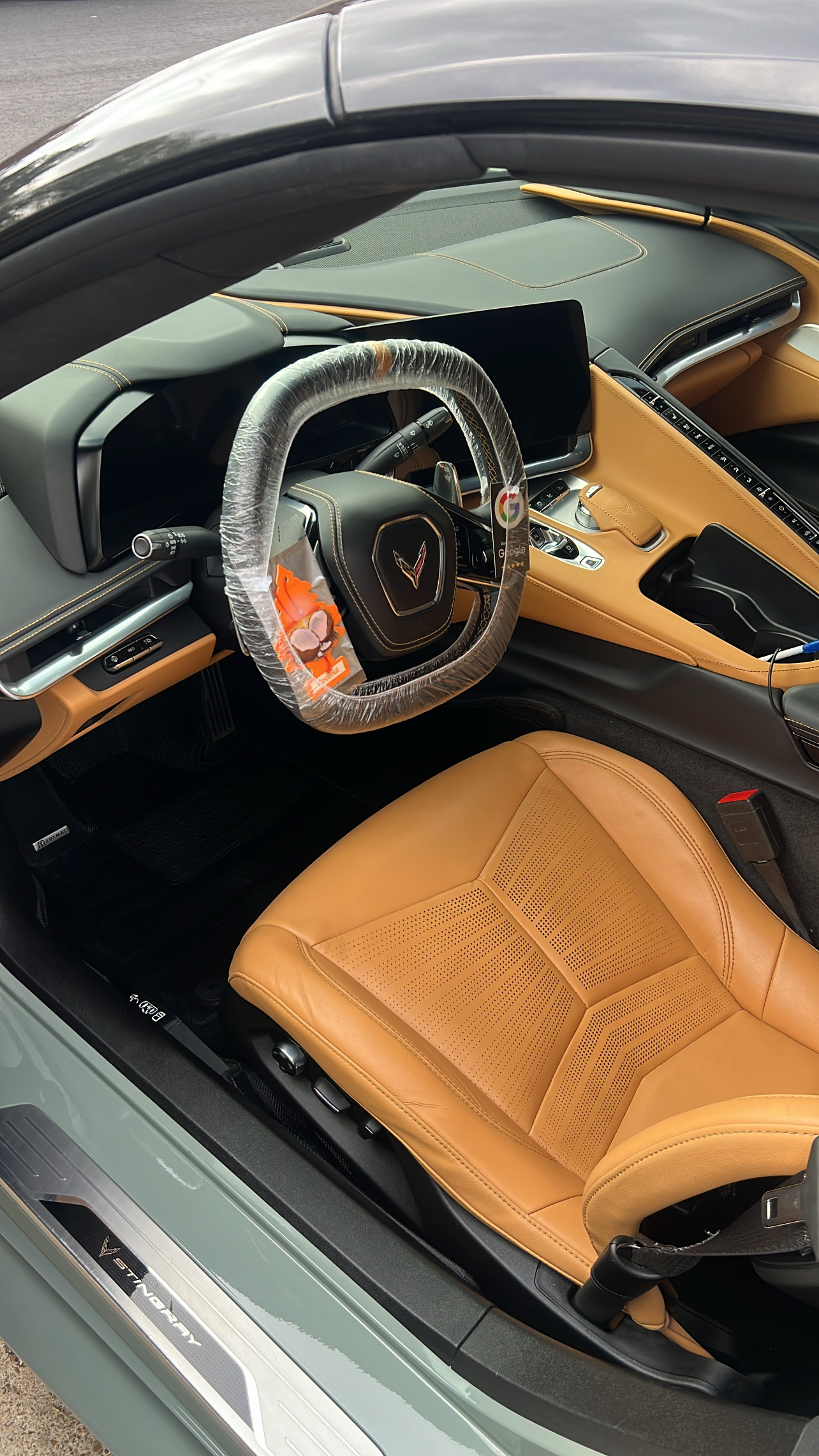 Corvette C8 interior detailing