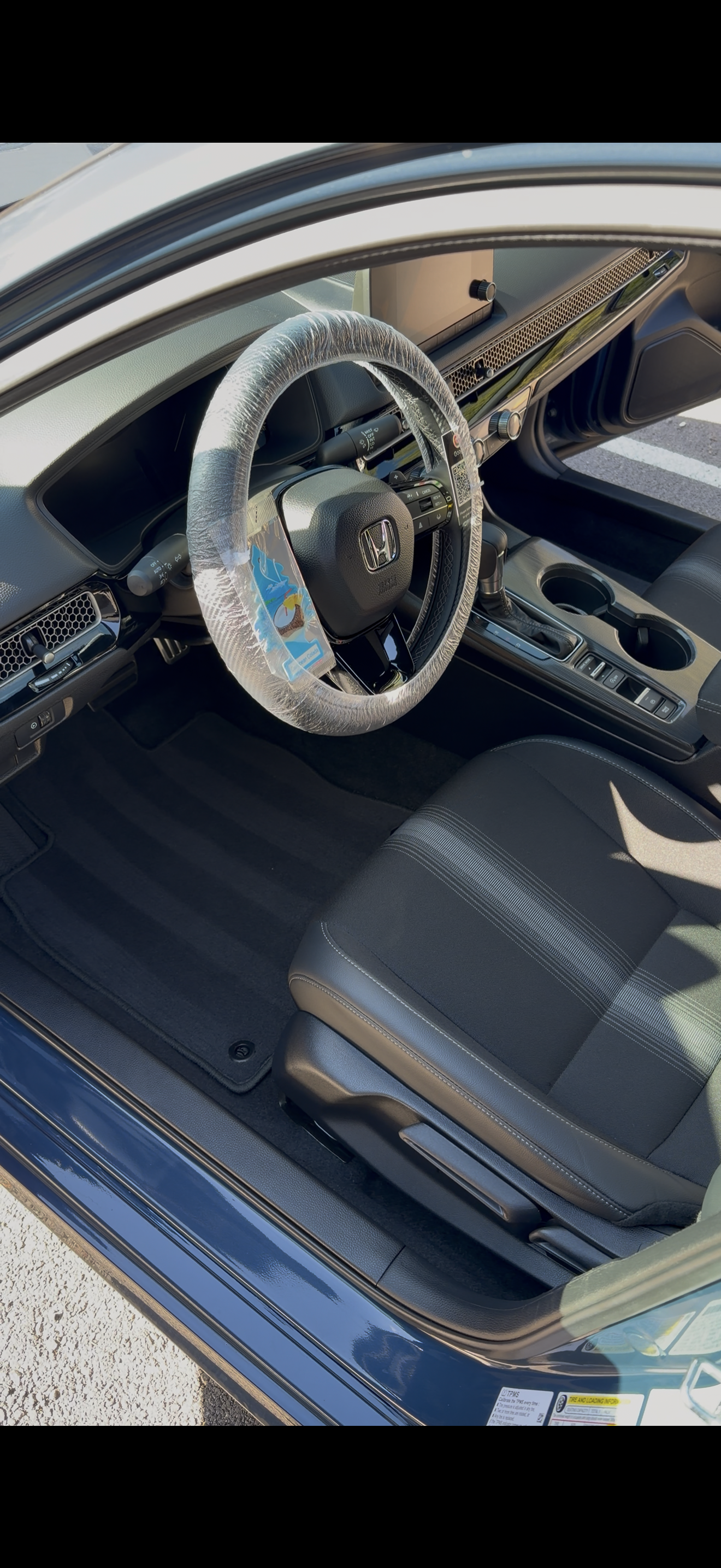 Honda sedan interior protection