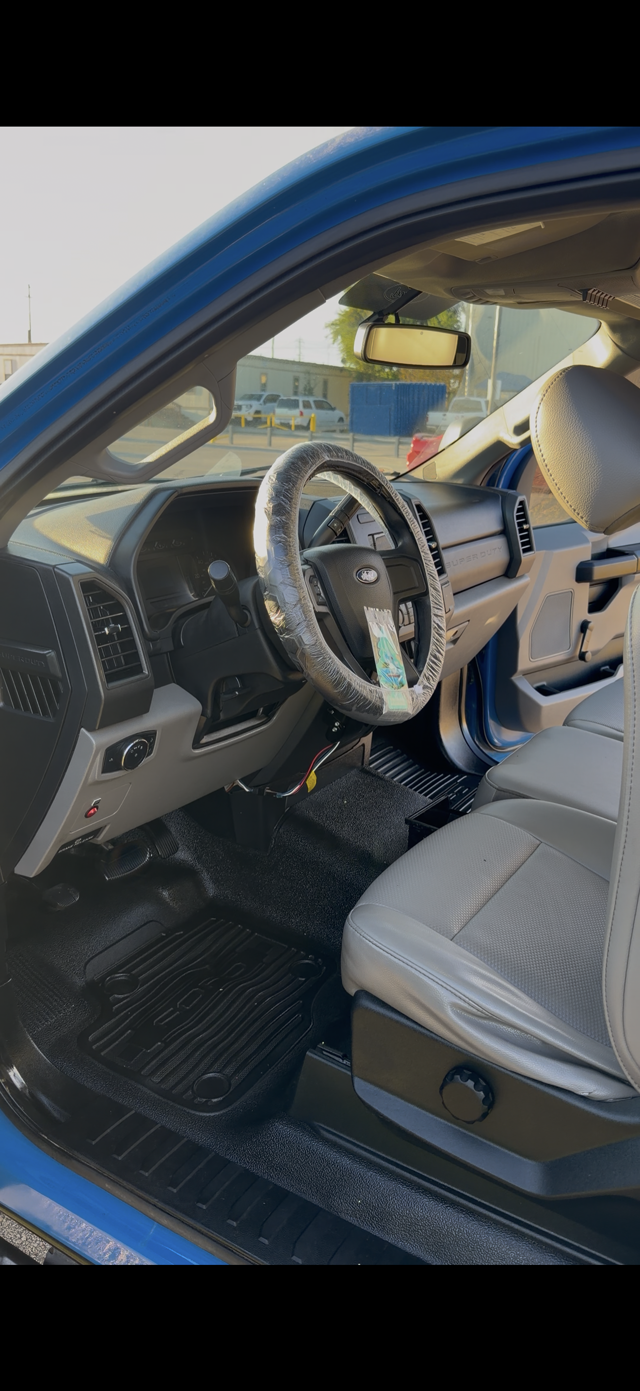 Fleet vehicle interior after detailing