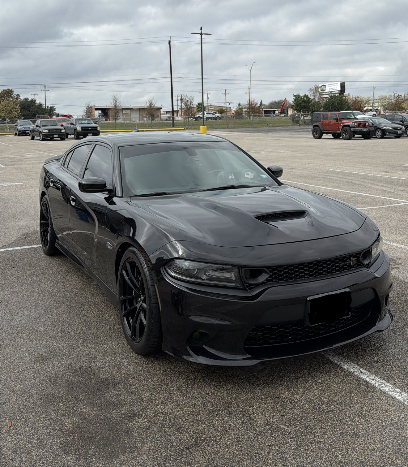 Dodge Charger black exterior detail in San Antonio TX by Lizardi Mobile Detailing